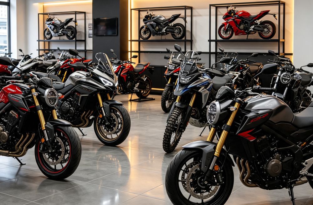 Motorcycle shop